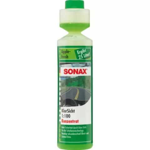 Добавка для очистки стекол SONAX ClearView 1:100 Яблоко